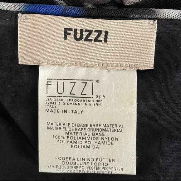 FUZZI Jean Paul Gaultier Stretchy Mesh Rouching Midi Dress - Picture 2 of 8